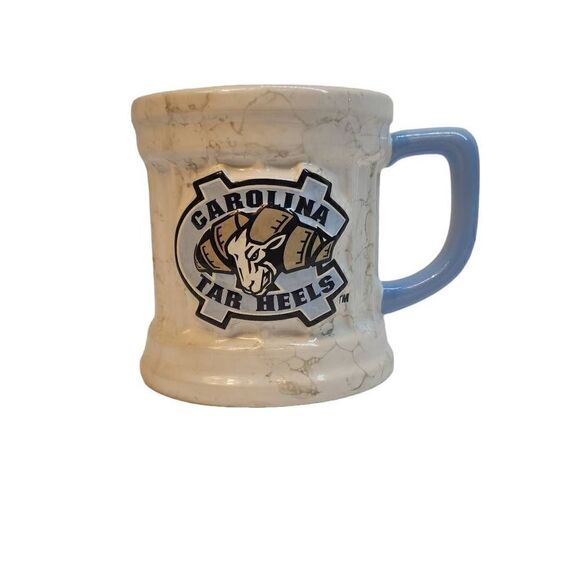 NCAA UNC Coffee Express North Carolina Tar Heels Ceramic Mug 3D Logo Graphic - Picture 1 of 6